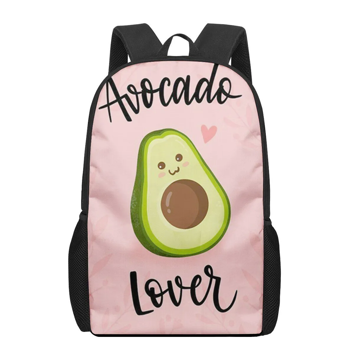 Avocado Print Backpack for Primary Students, Elementary Boys and Girls