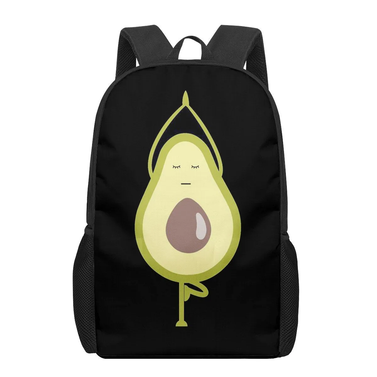 Avocado Print Backpack for Primary Students, Elementary Boys and Girls