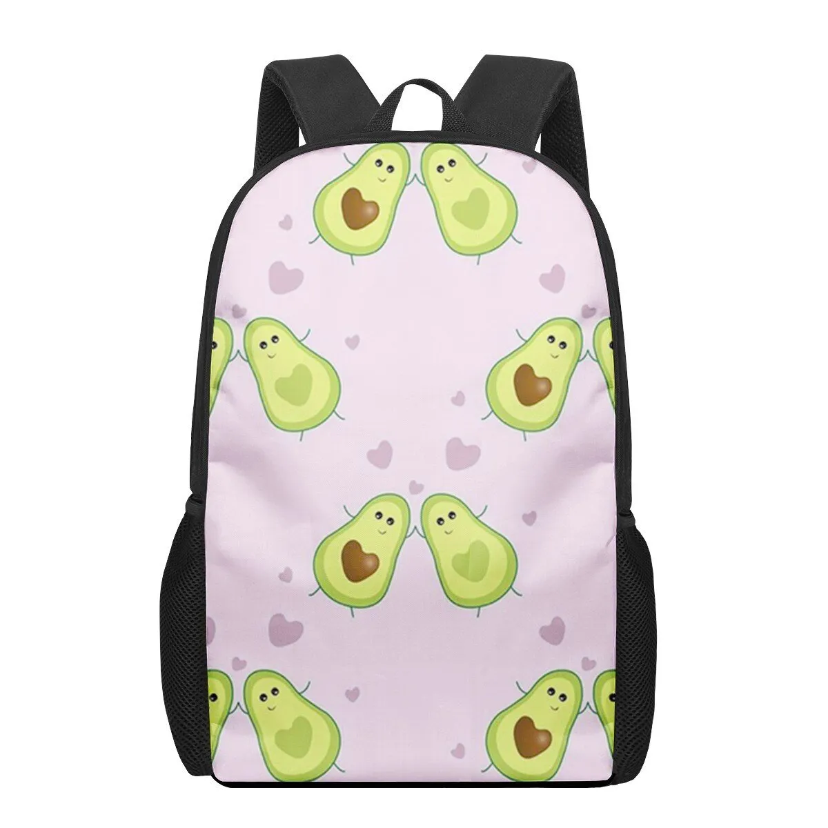 Avocado Print Backpack for Primary Students, Elementary Boys and Girls