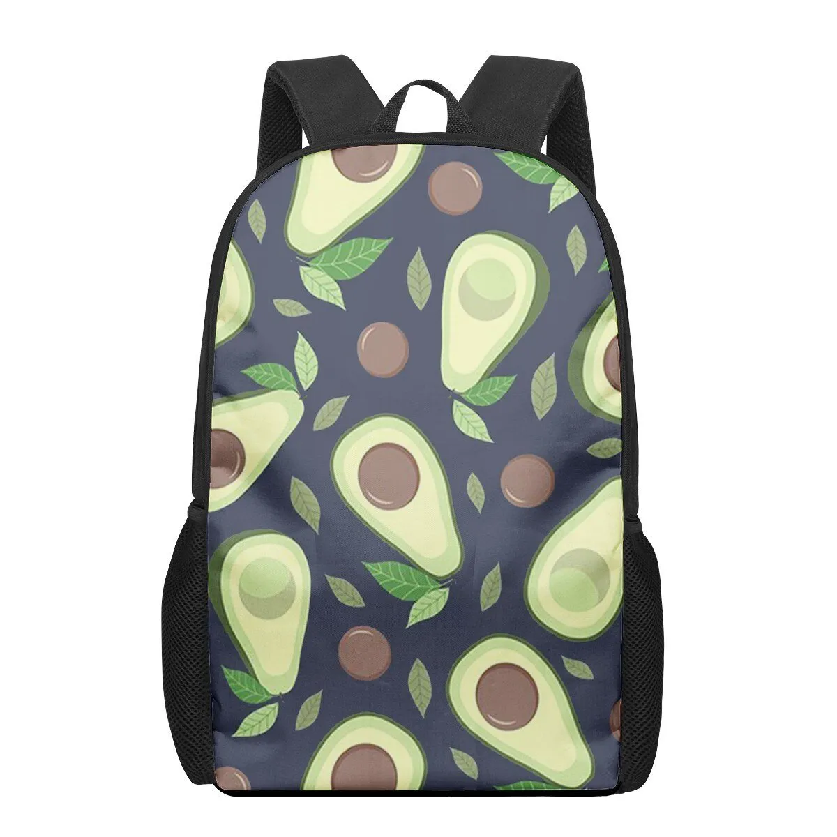 Avocado Print Backpack for Primary Students, Elementary Boys and Girls
