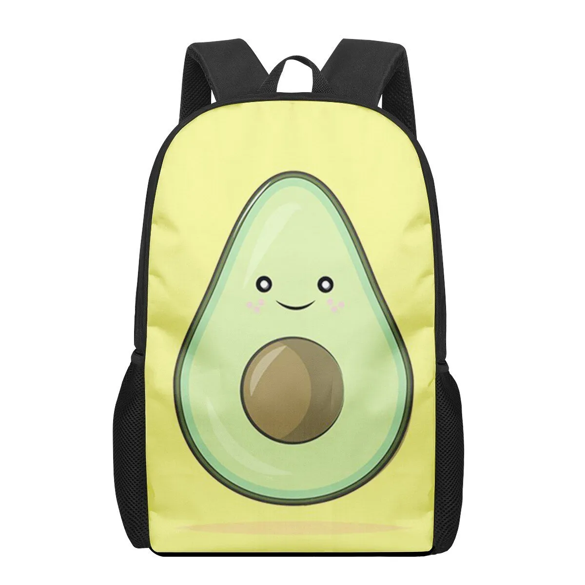 Avocado Print Backpack for Primary Students, Elementary Boys and Girls