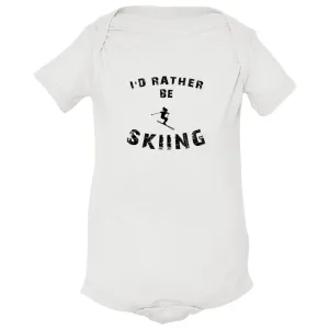 Baby Bodysuit - I'd Rather be Skiing