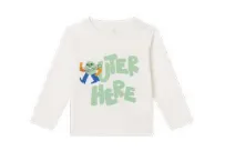 BABY BOY LS TEE WITH OUTER HERE PRINT