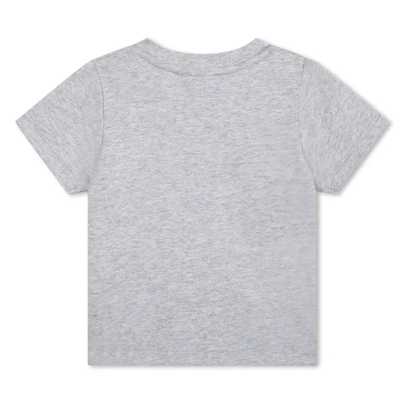 Baby Boys Grey 'IKEBANA' Short Sleeve T-Shirt