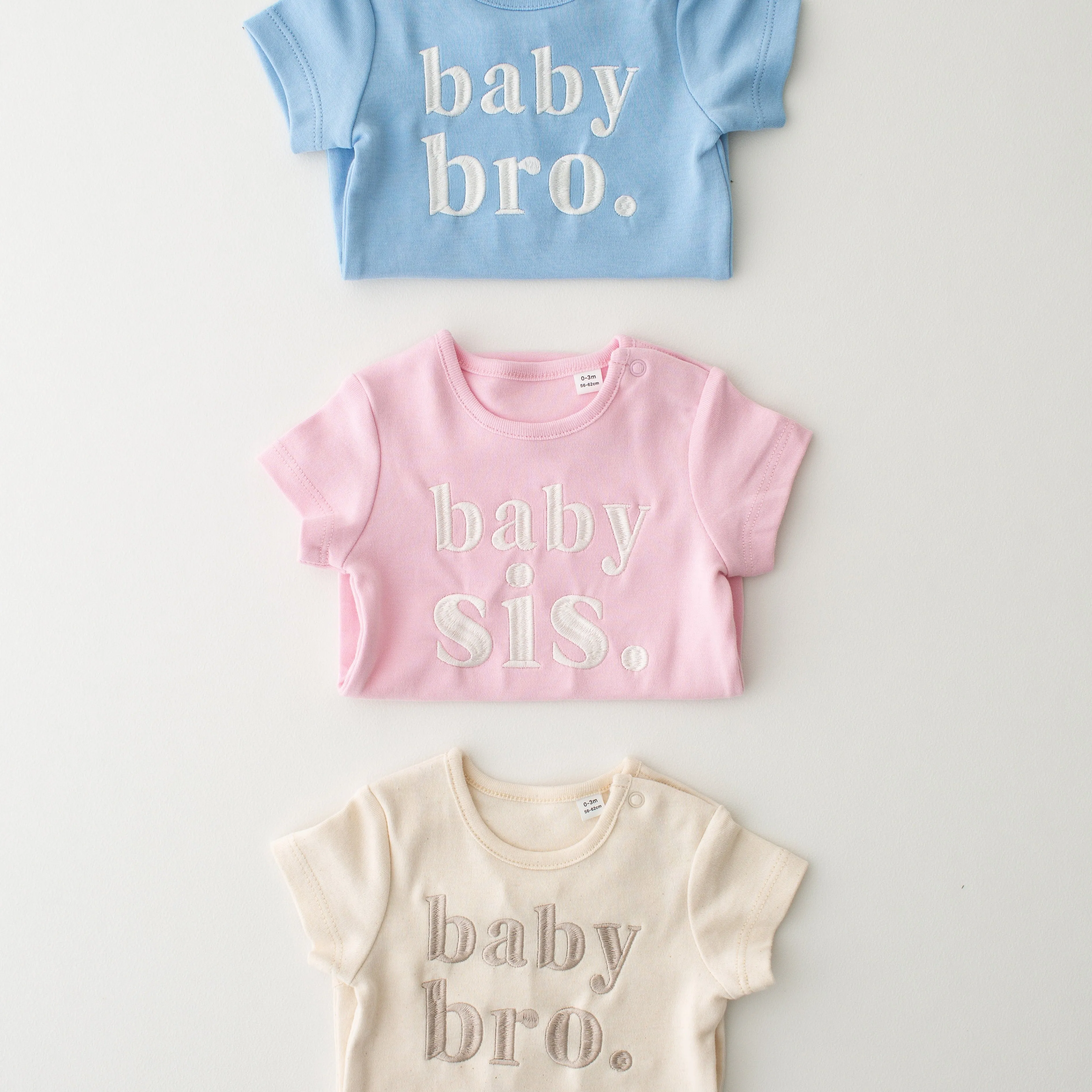 baby bro/sis Signature Baby Bodysuit