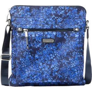 Baggallini Go Bagg with RFID Phone Wristlet Ink Hydrangea Nylon