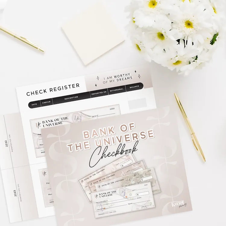 Bank of the Universe Checkbook