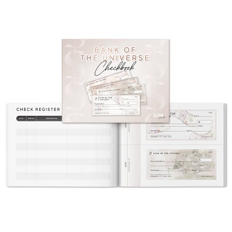 Bank of the Universe Checkbook
