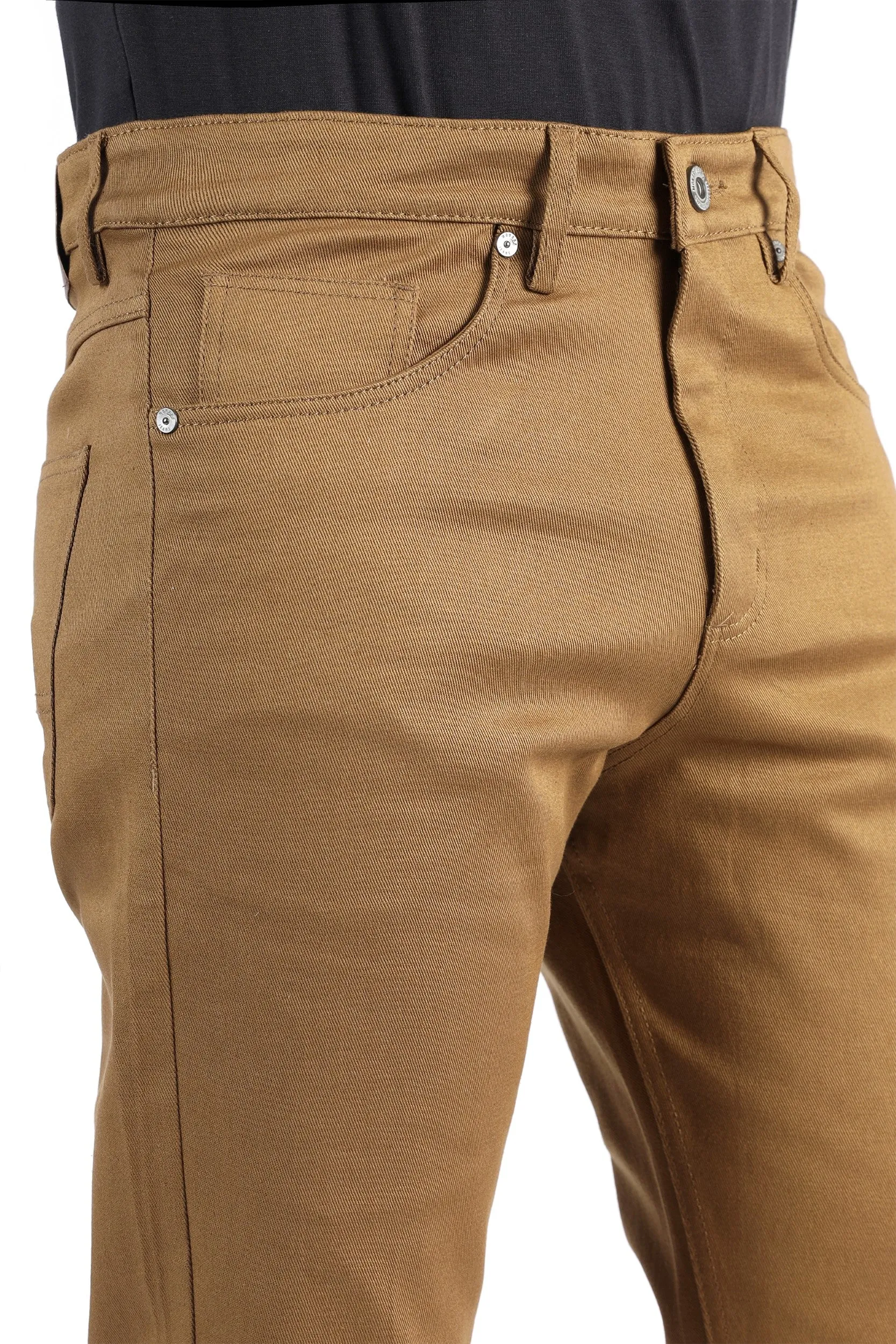 BASIC FIVE POCKETS TAPPERED FIT