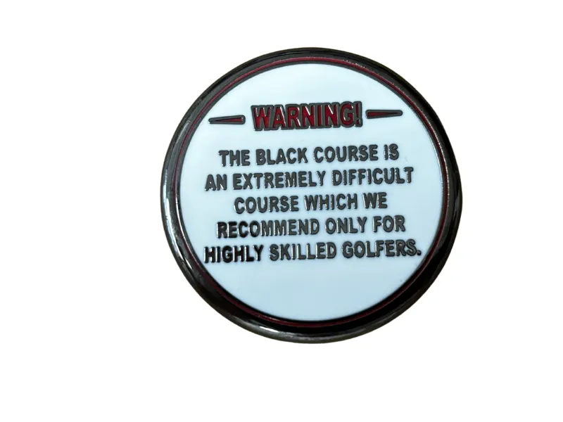 Bethpage Black Pocket Coin Ball Marker