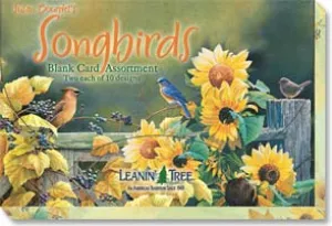 BGAST90634 Cards: 20 Blank Assortment - SongBirds
