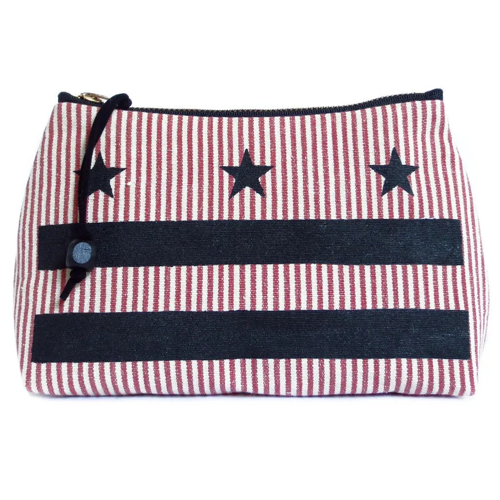 black stars and bars perfect pouch