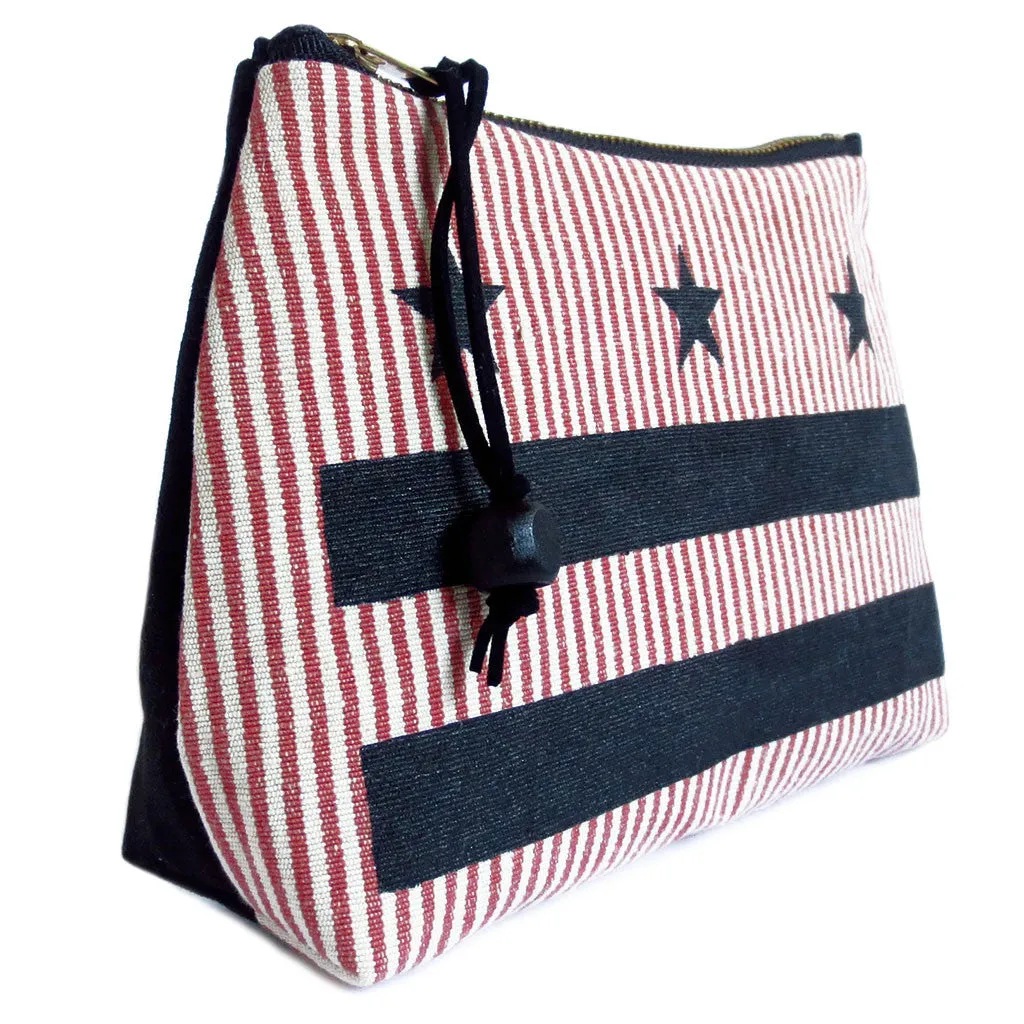 black stars and bars perfect pouch