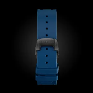 Blue Rubber Strap Without Buckle ZB-RB-AB005