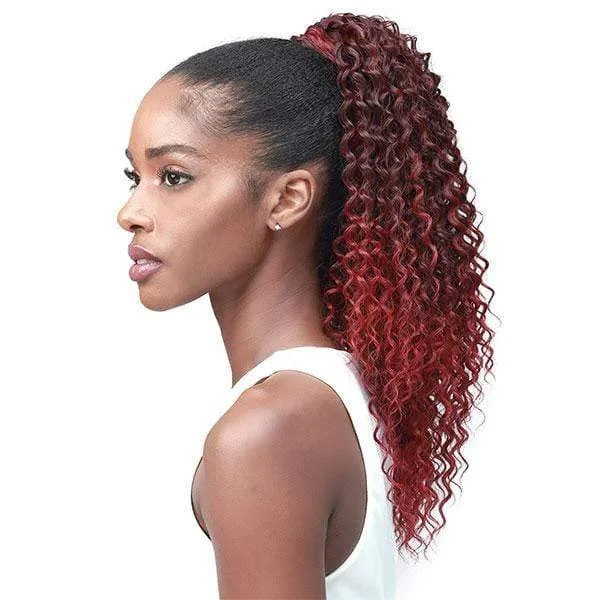 Bobbi Boss Miss Origin Tress Up Human Hair Blend Ponytail - MOD013 WATER WAVE 18"
