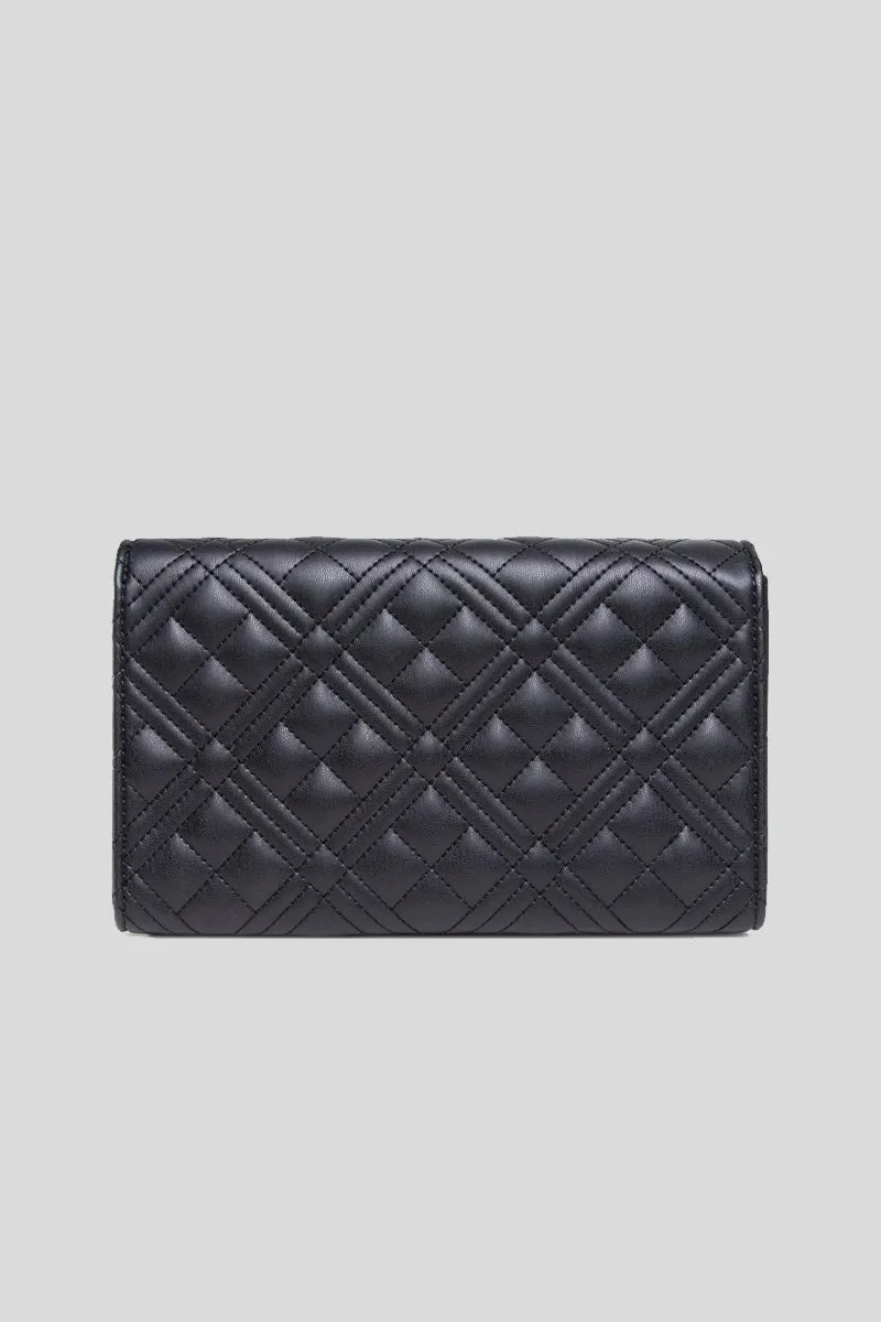 Borsa Quilted Nappa Pu - Nero