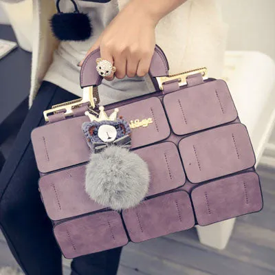 Boston bag inclined shoulder ladies hand bag women PU leather handbag sac woman bags handbags women famous brands