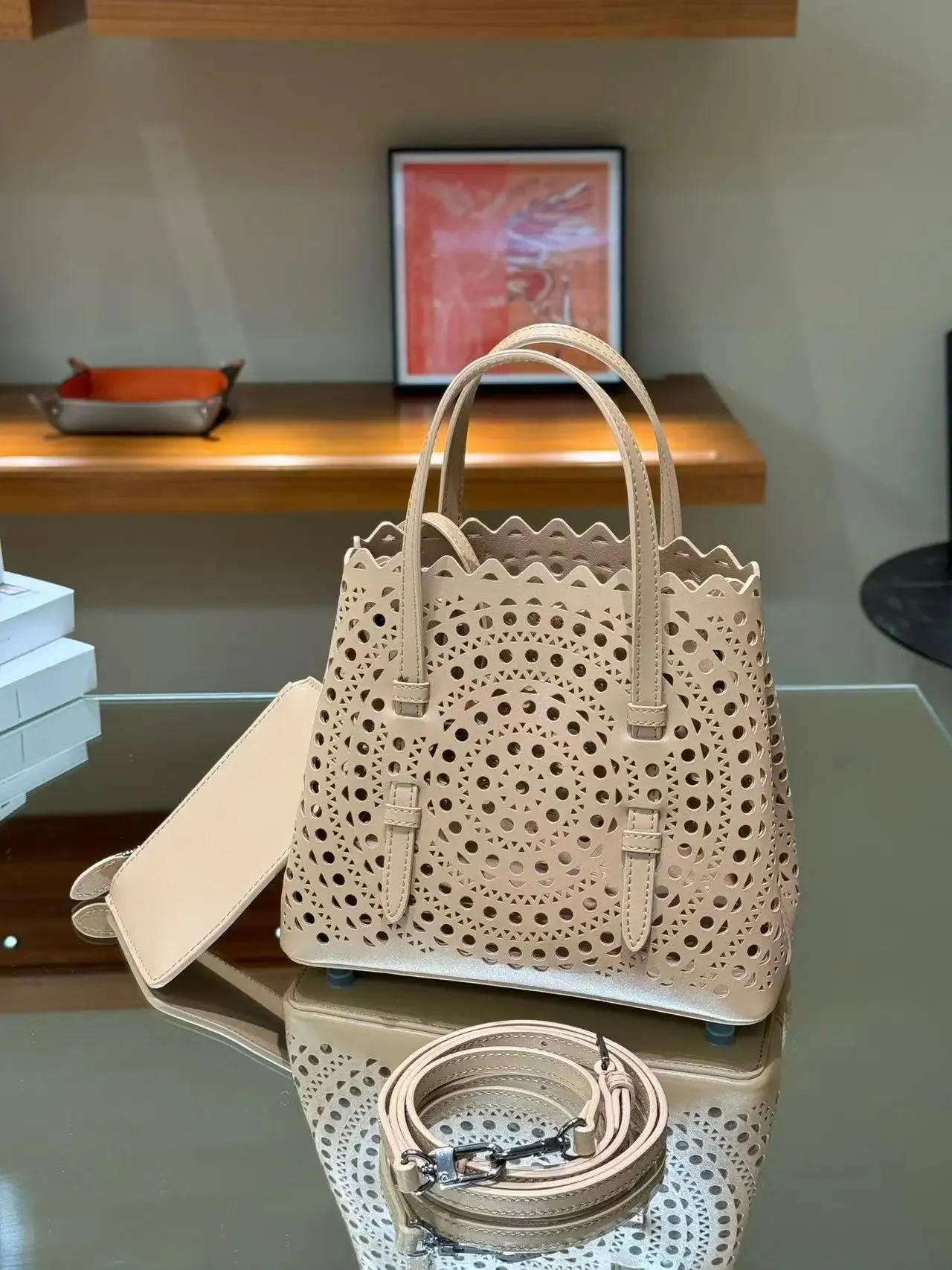 Brand Design Fashion Large Capacity Genuine Leather Bucket Bag 2024 Luxury High Quality Cowhide Shoulder Handbags For Women
