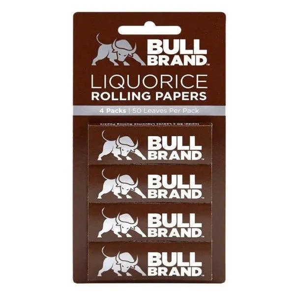Bull Brand Liquorice Papers - 4 Pack