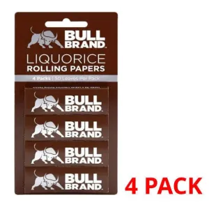 Bull Brand Liquorice Papers - 4 Pack