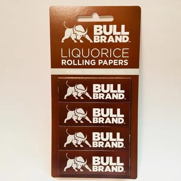 Bull Brand Liquorice Papers - 4 Pack