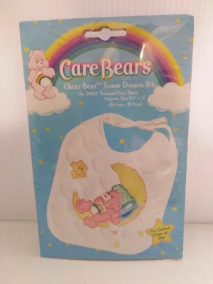 Care Bears Cheer Bear Cross Stitch Kit Bib