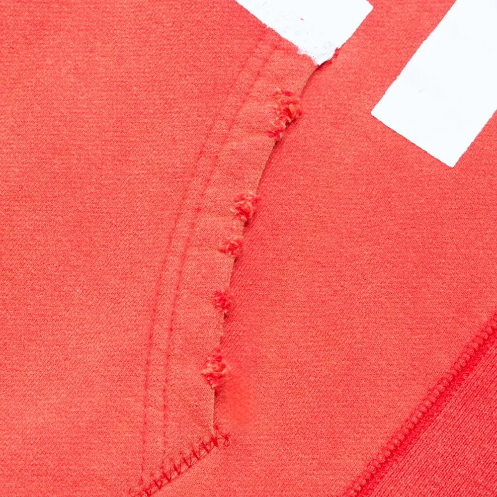 Carpet Company Battered Hoodie Washed Red