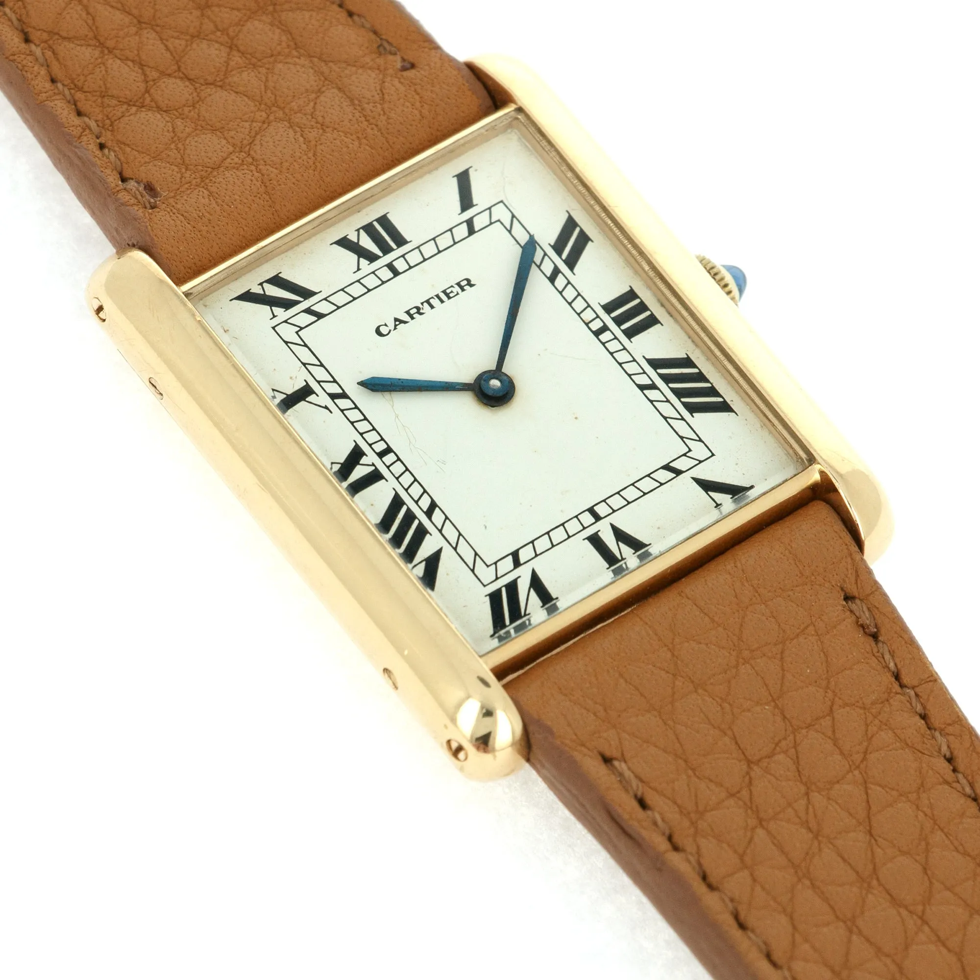Cartier Yellow Gold Tank Jumbo Automatic Watch