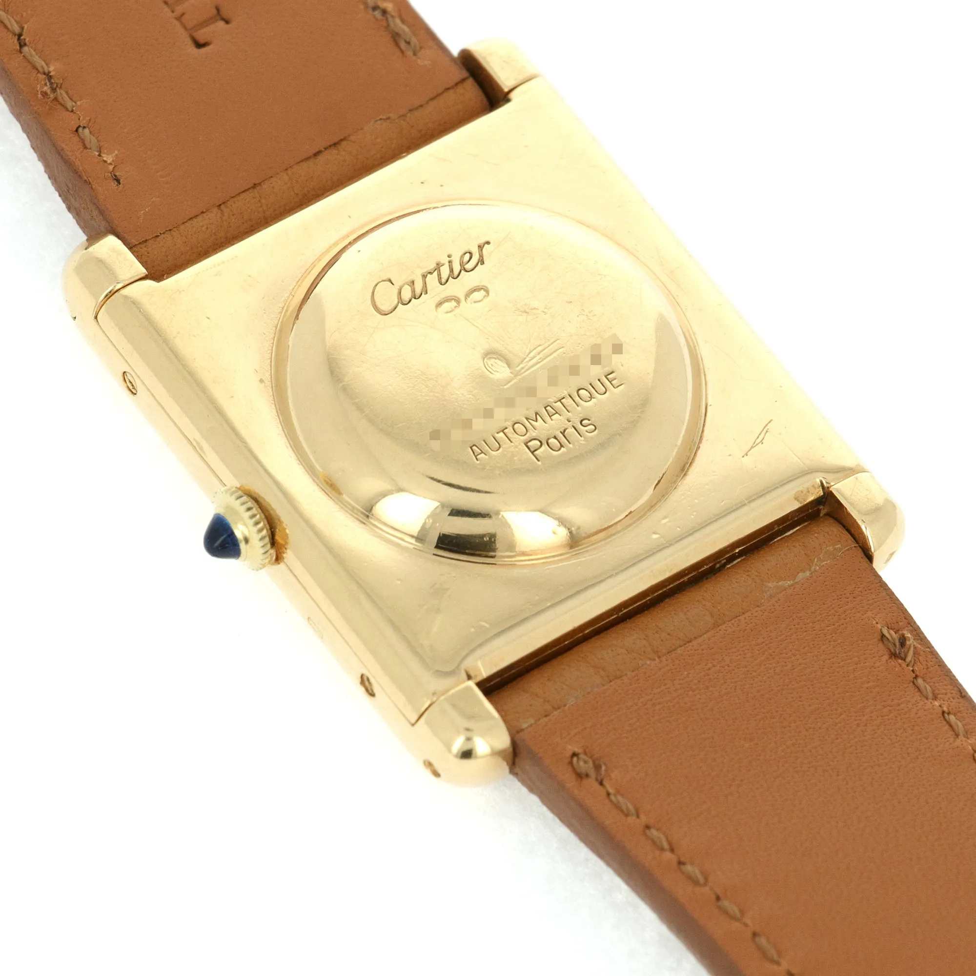 Cartier Yellow Gold Tank Jumbo Automatic Watch