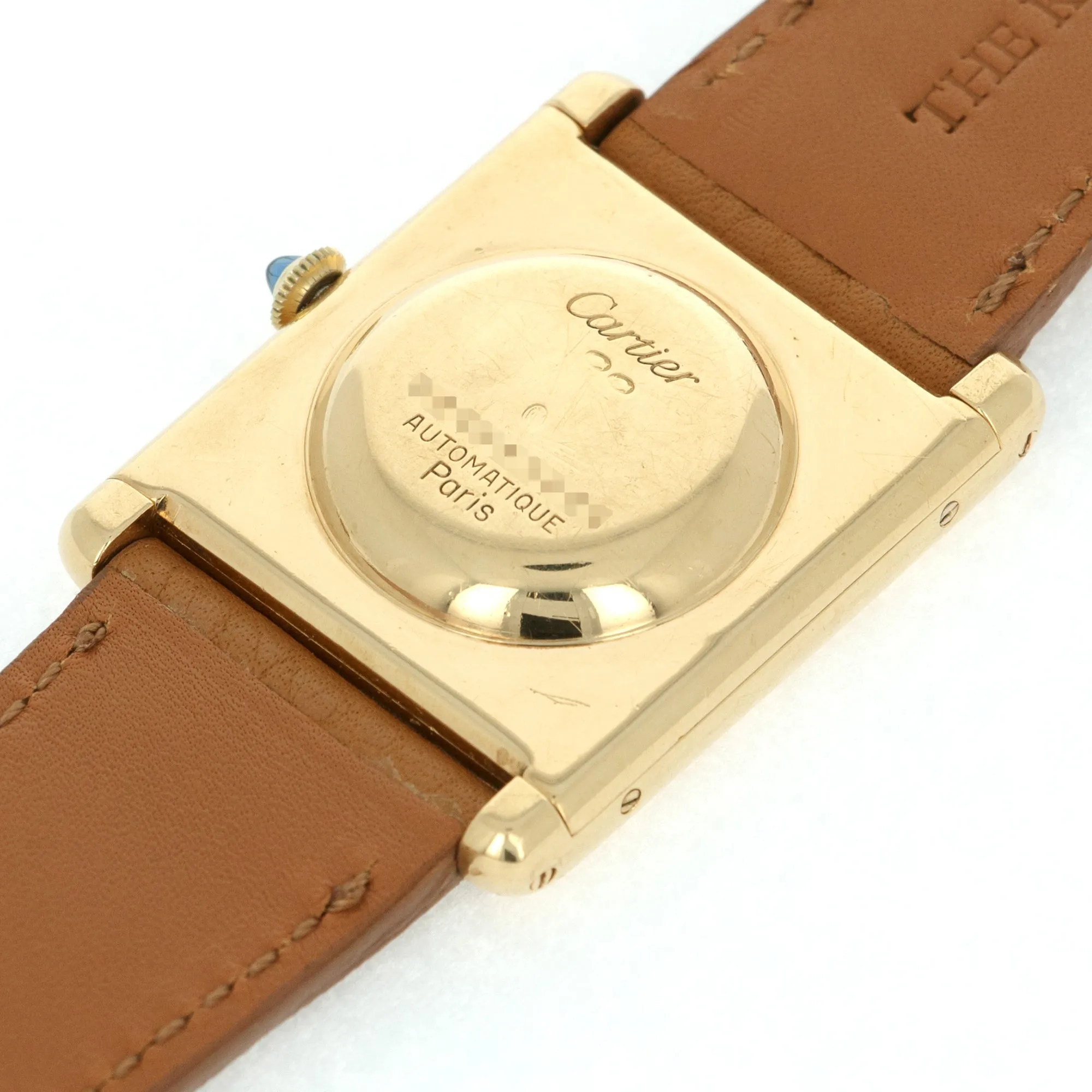 Cartier Yellow Gold Tank Jumbo Automatic Watch
