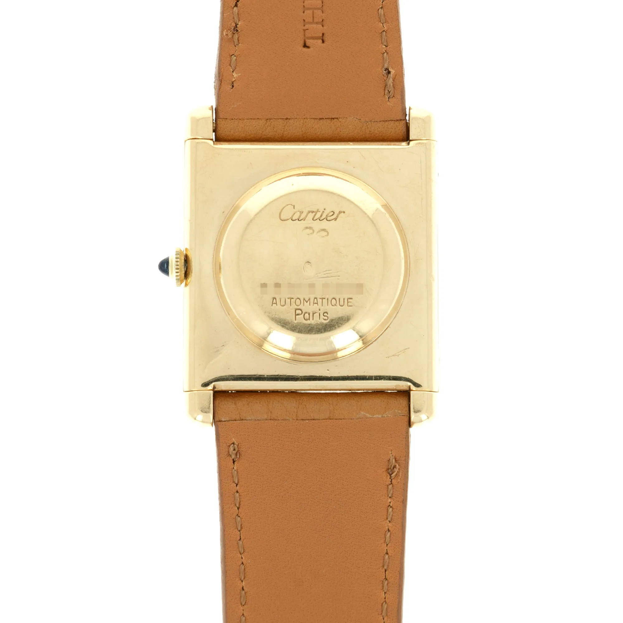 Cartier Yellow Gold Tank Jumbo Automatic Watch