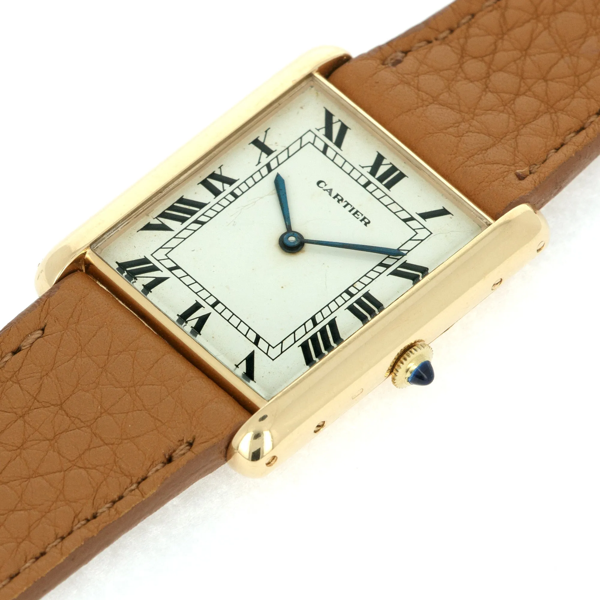 Cartier Yellow Gold Tank Jumbo Automatic Watch