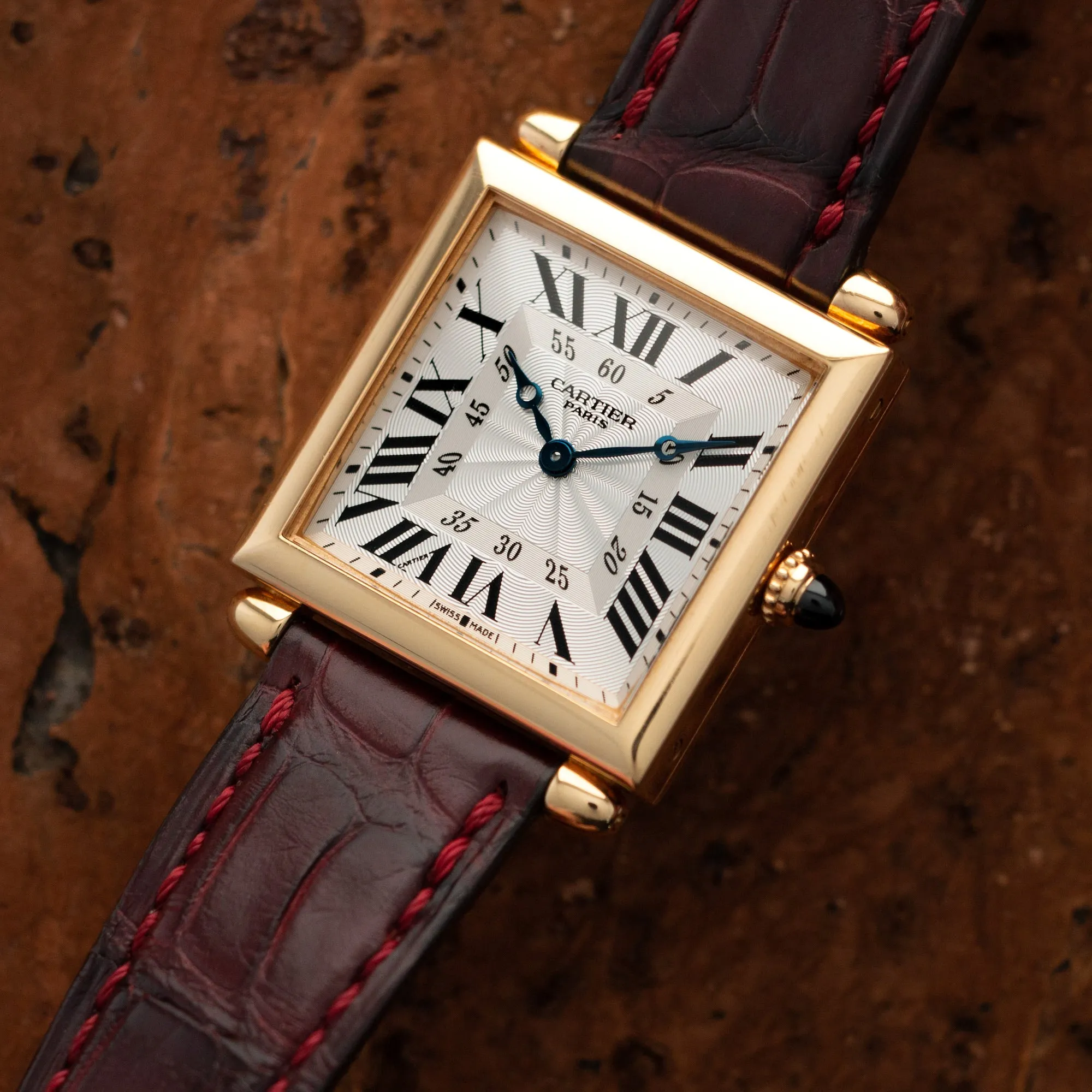 Cartier Yellow Gold Tank Obus