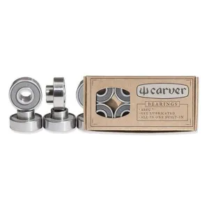 Carver Surf Skate Skateboard Bearings Built In Spacers ABEC 7