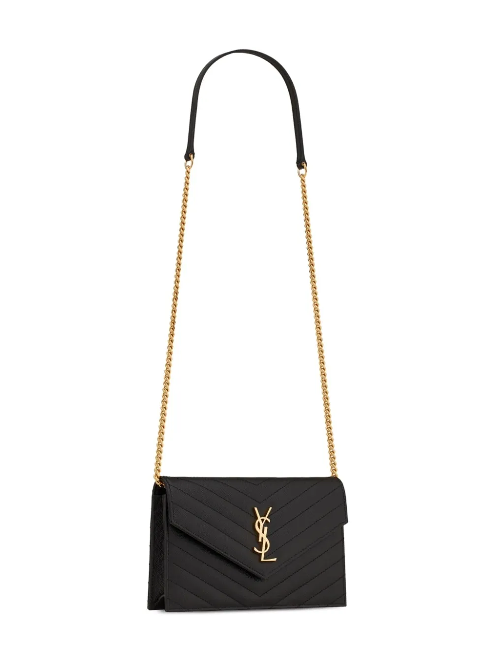 Cassandre leather wallet on chain