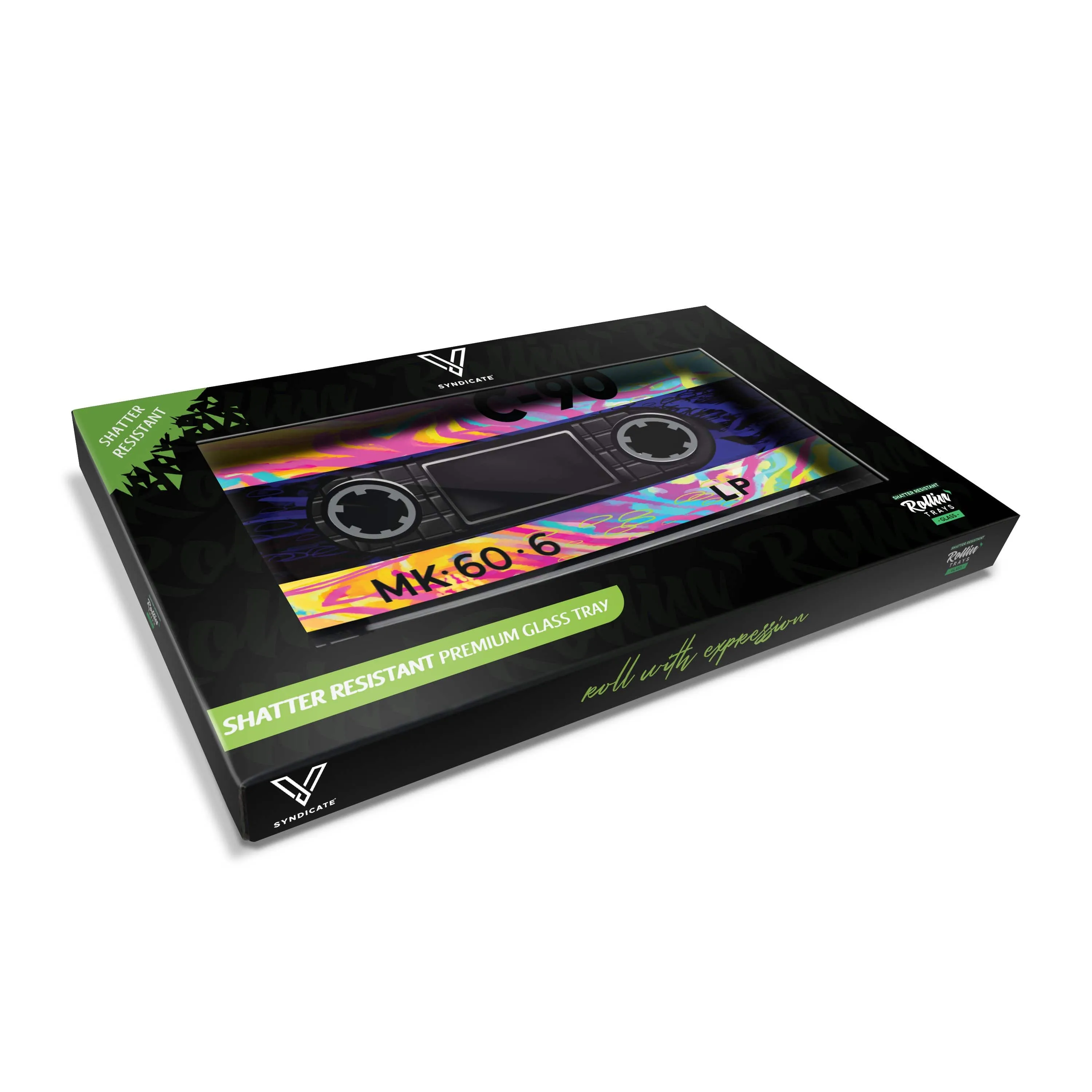Cassette Glass Rolling Tray