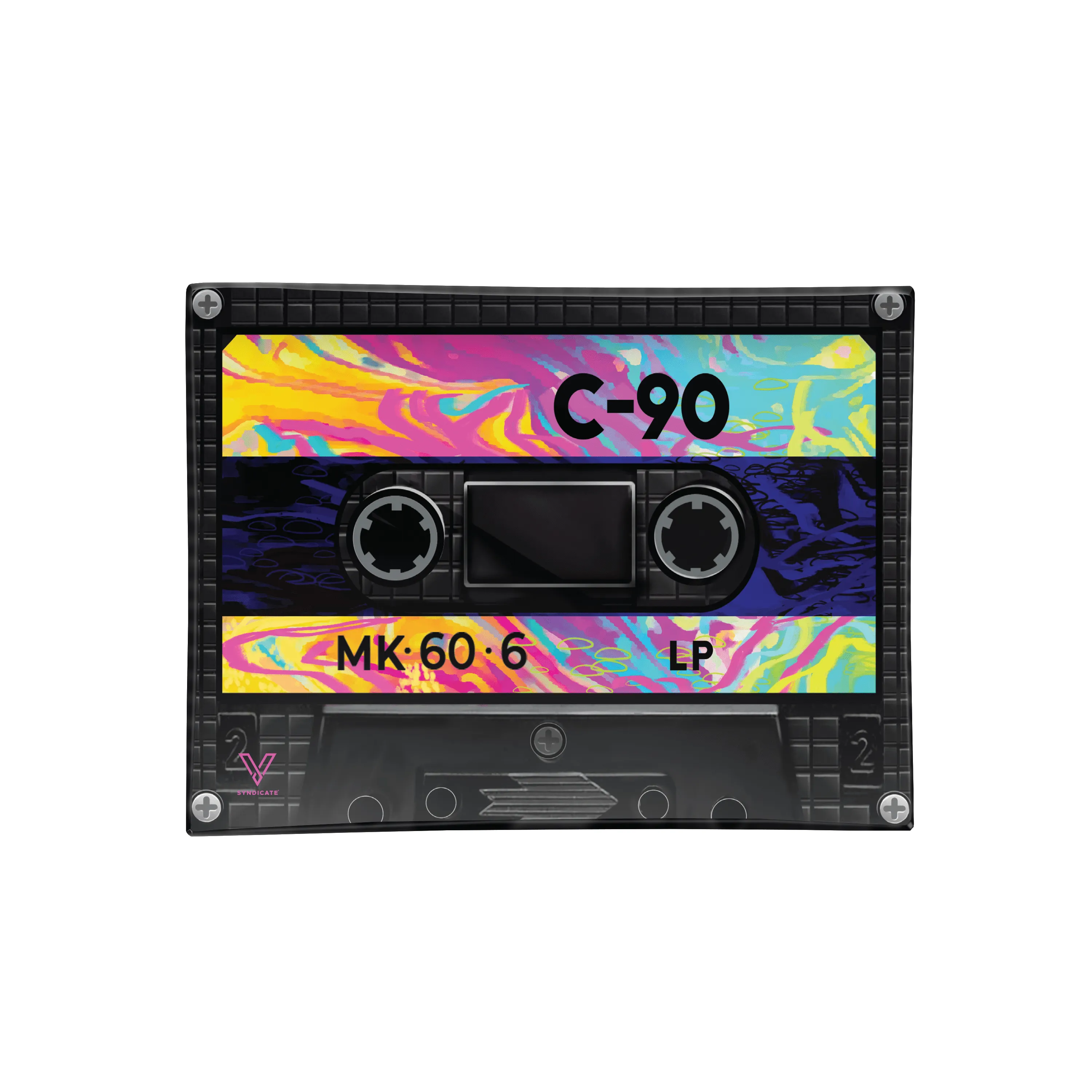 Cassette Glass Rolling Tray