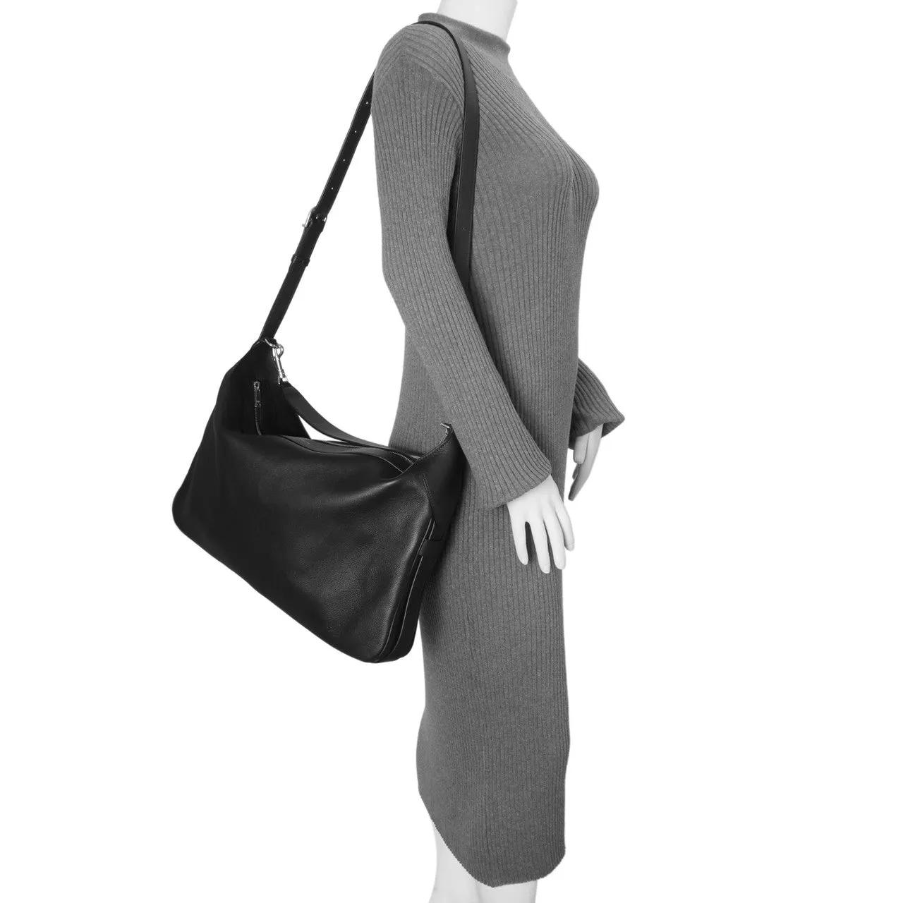 Celine Black Calfskin Large Strap Romy