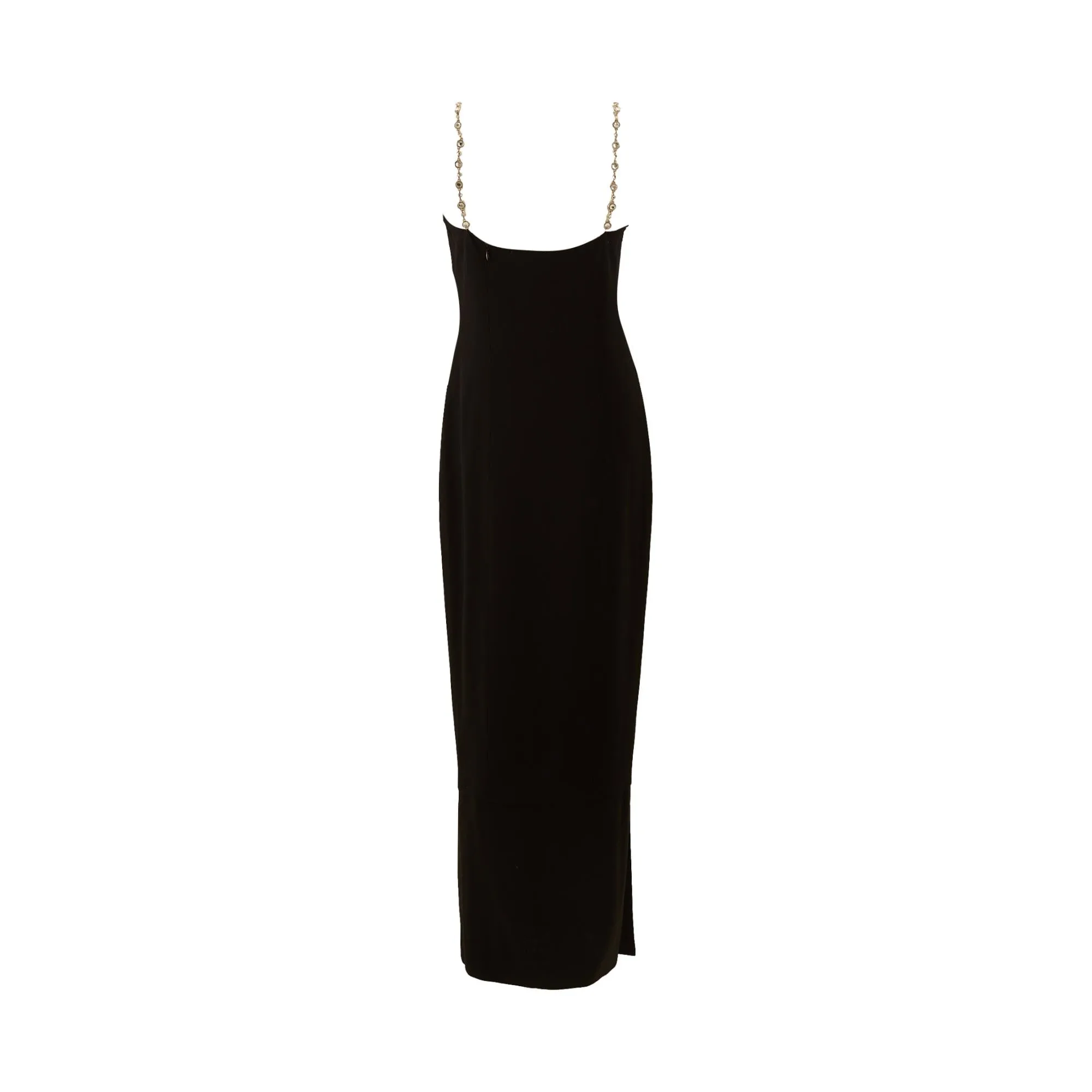 Chanel Black Chain Strap Gown