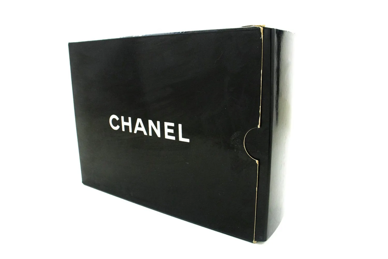 CHANEL Paris Limited Chain Shoulder Bag Black Double Flap Quilted m57