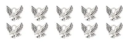 Charms - Tree Ornament and Hook, 50pc