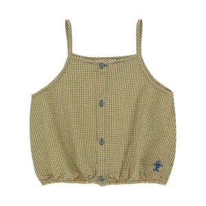 Check Straps Blouse by Tinycottons