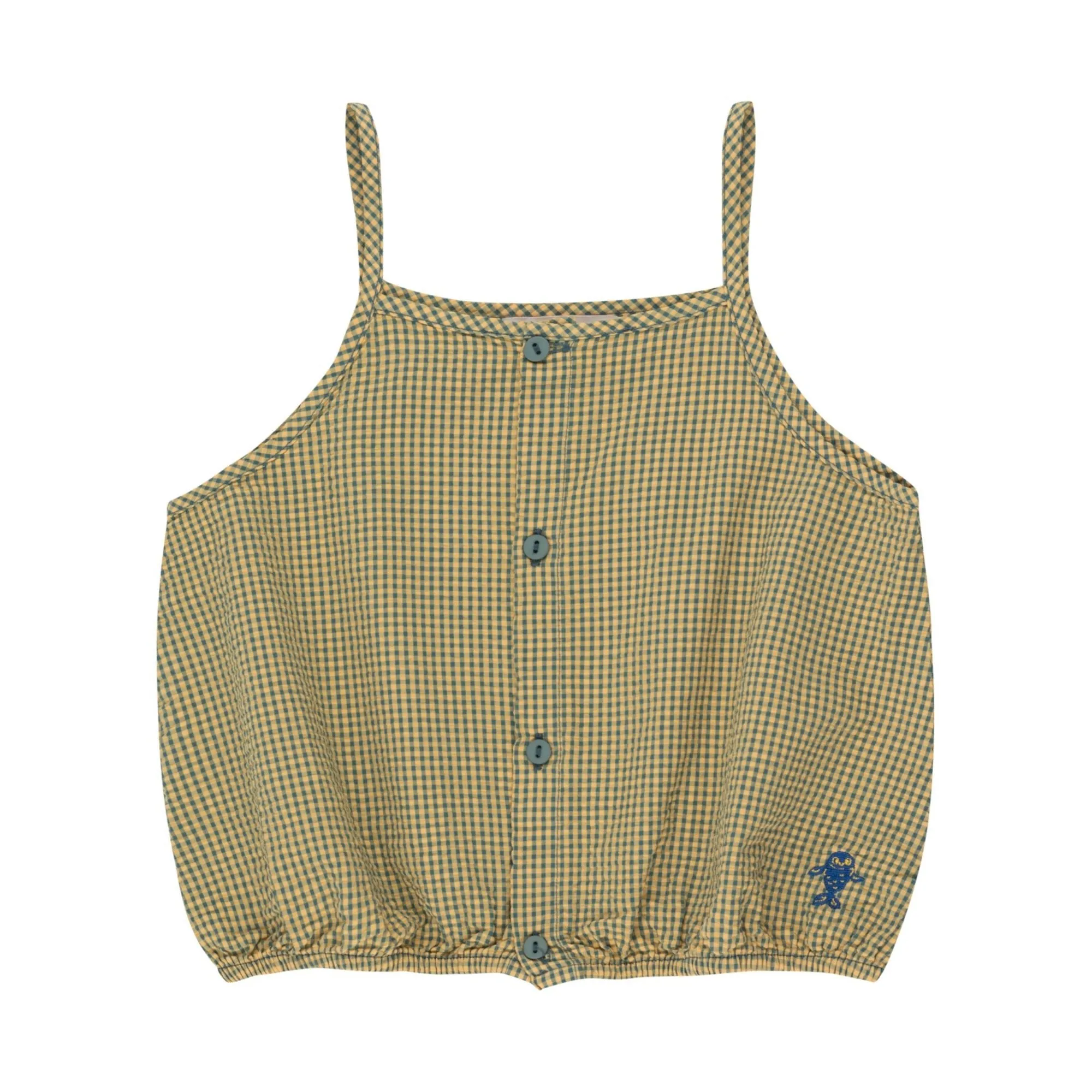 Check Straps Blouse by Tinycottons