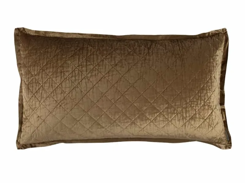 Chloe King Pillow / Straw Velvet 20X36