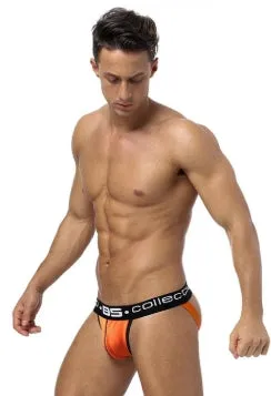 Club Jox 85 Collection Perforated Pouch Orange XXL Jockstrap