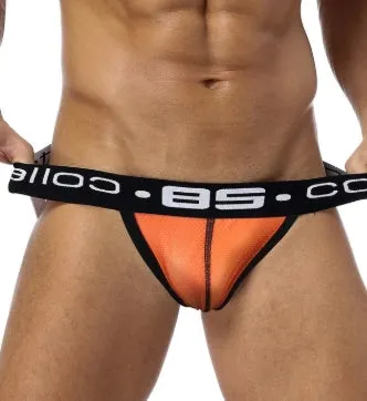Club Jox 85 Collection Perforated Pouch Orange XXL Jockstrap