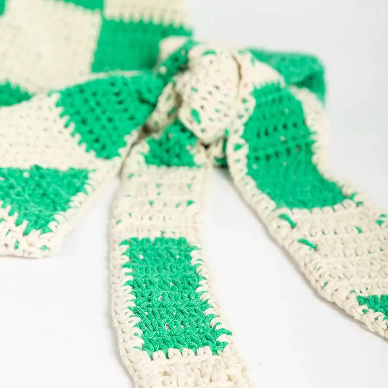 Clue Bag | Green   Ivory