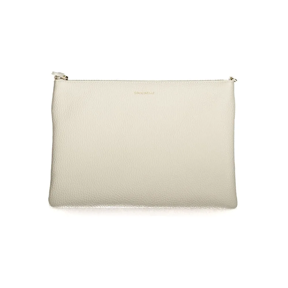 Coccinelle White Leather Handbag