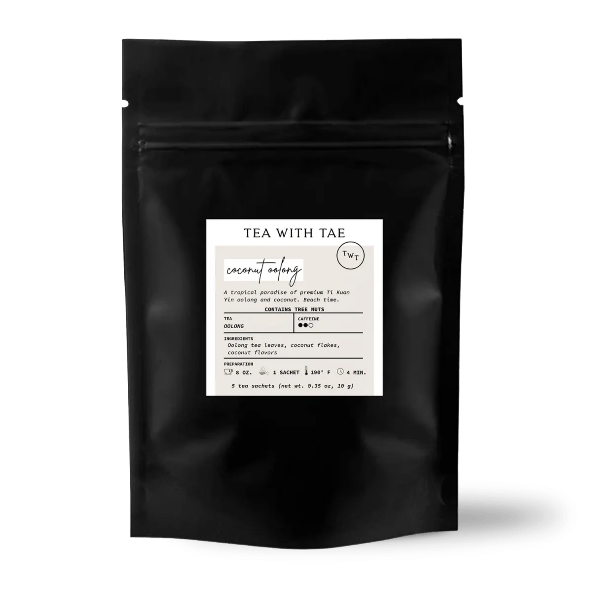 Coconut Oolong 5ct. Pouch