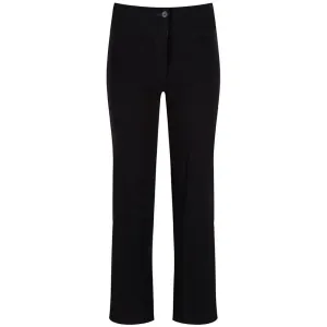Coin Pocket Girls Black Slim Fit Trouser